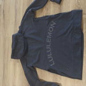 Lululemon cut above hoodie heathered navy size 6